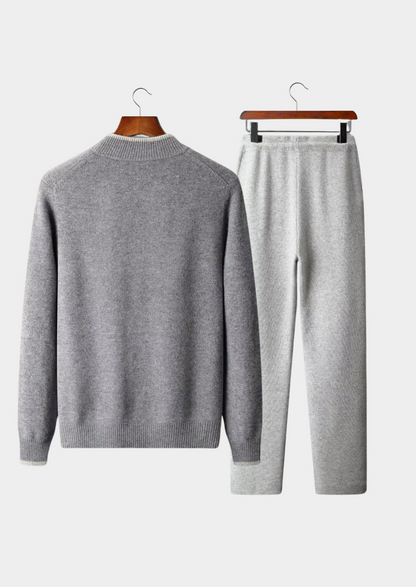 Pure Extra-Fine Merino Wool Two Tone Set | Vallentty