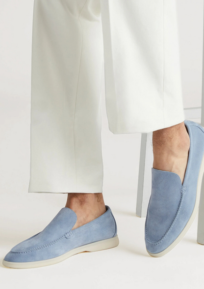 Marina Loafers - Baby Blue | Vallentty