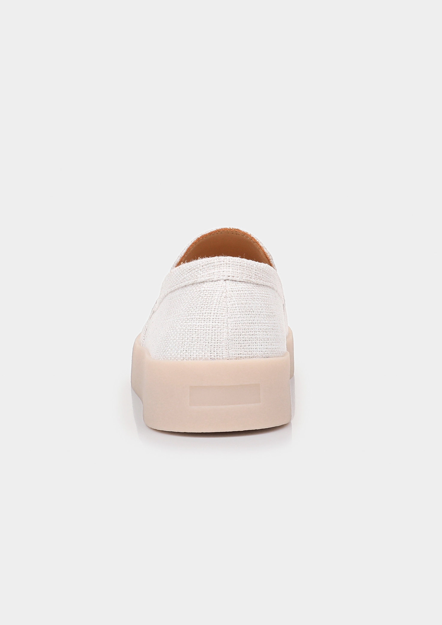 White Linen City Loafers | Vallentty