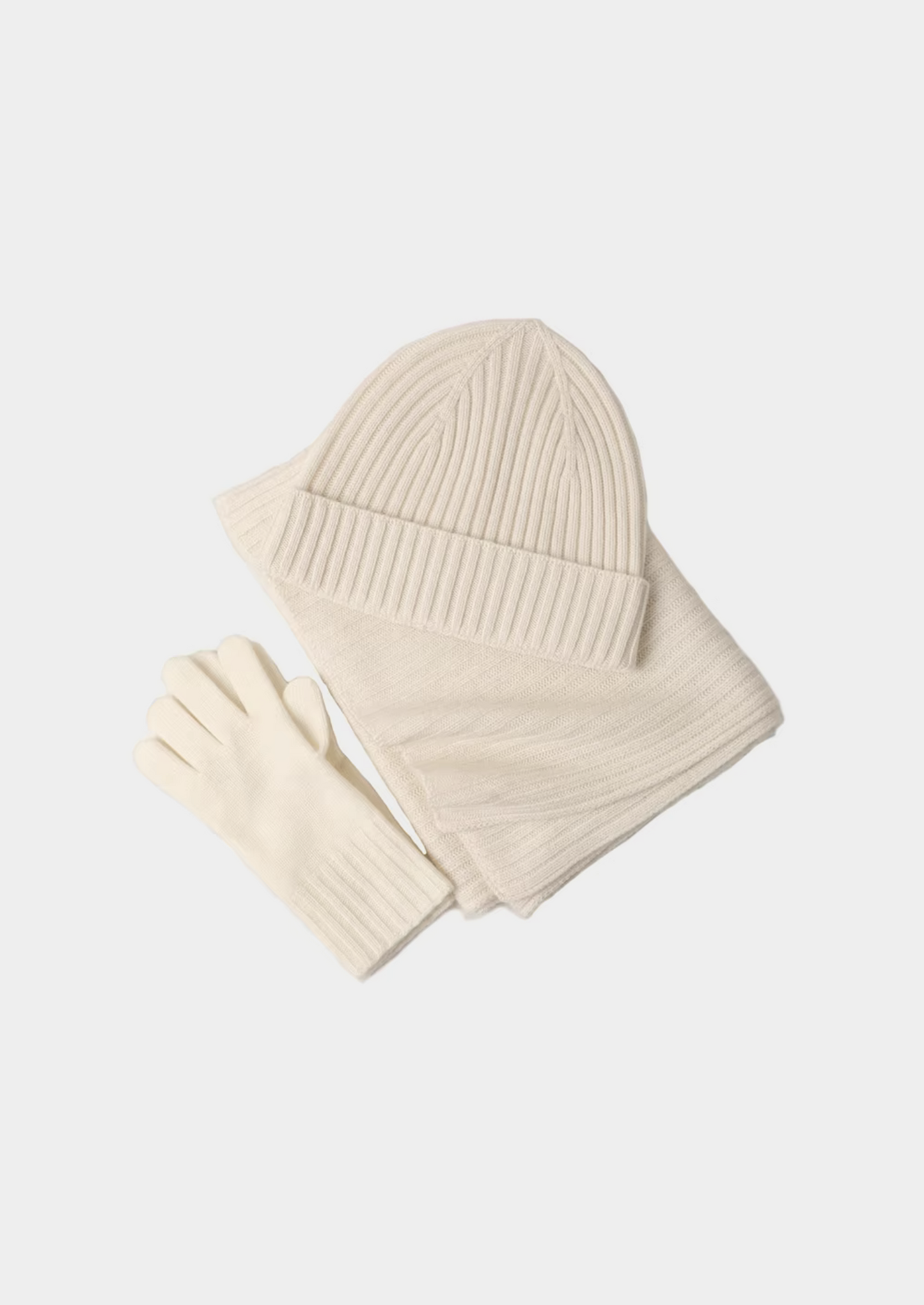 Pure Extra-Fine Merino Wool Wintertime Essentials - Ivory | Vallentty