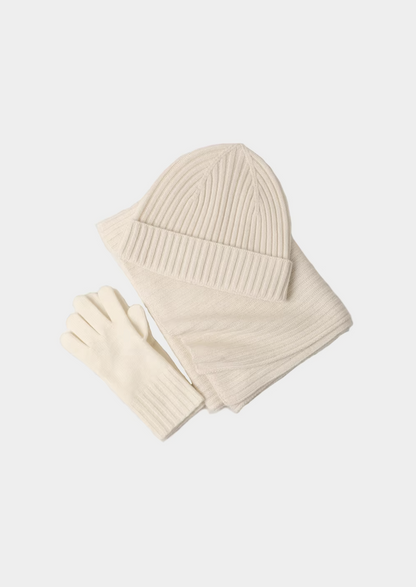 Pure Extra-Fine Merino Wool Wintertime Essentials - Ivory | Vallentty
