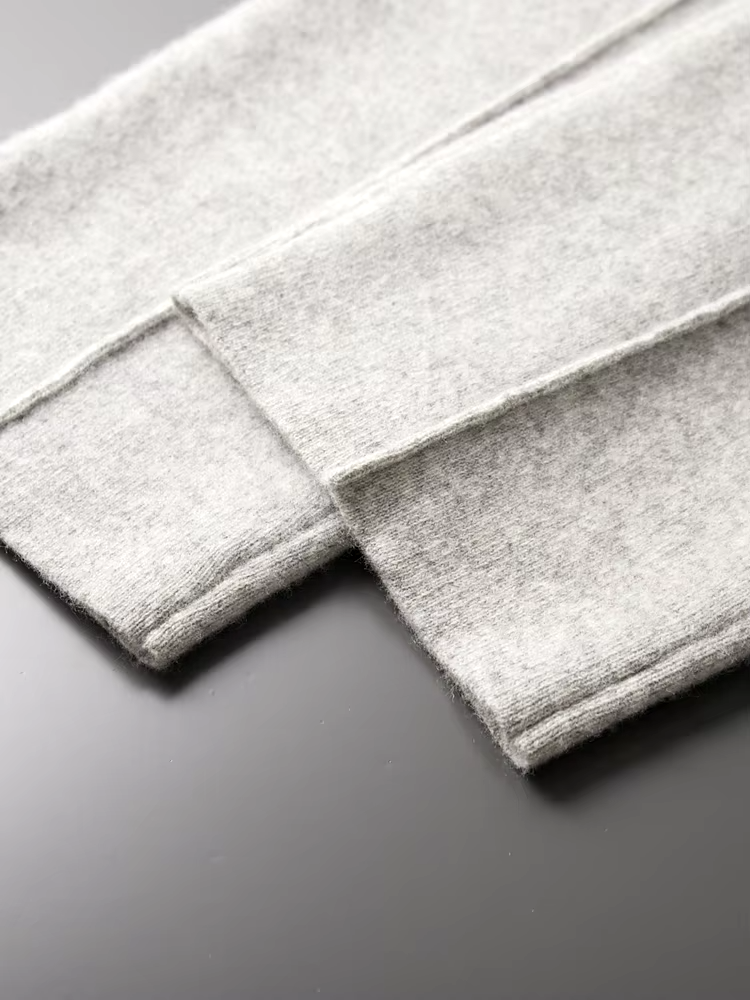 Pure Extra-Fine Merino Wool Leisure Trousers | Vallentty