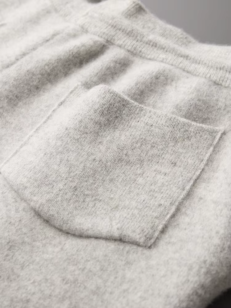 Pure Extra-Fine Merino Wool Leisure Trousers | Vallentty