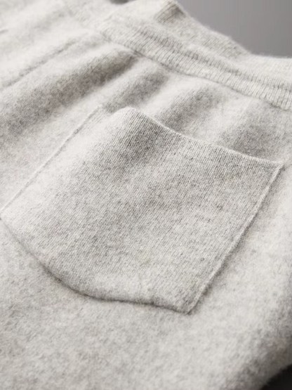Pure Extra-Fine Merino Wool Leisure Trousers | Vallentty