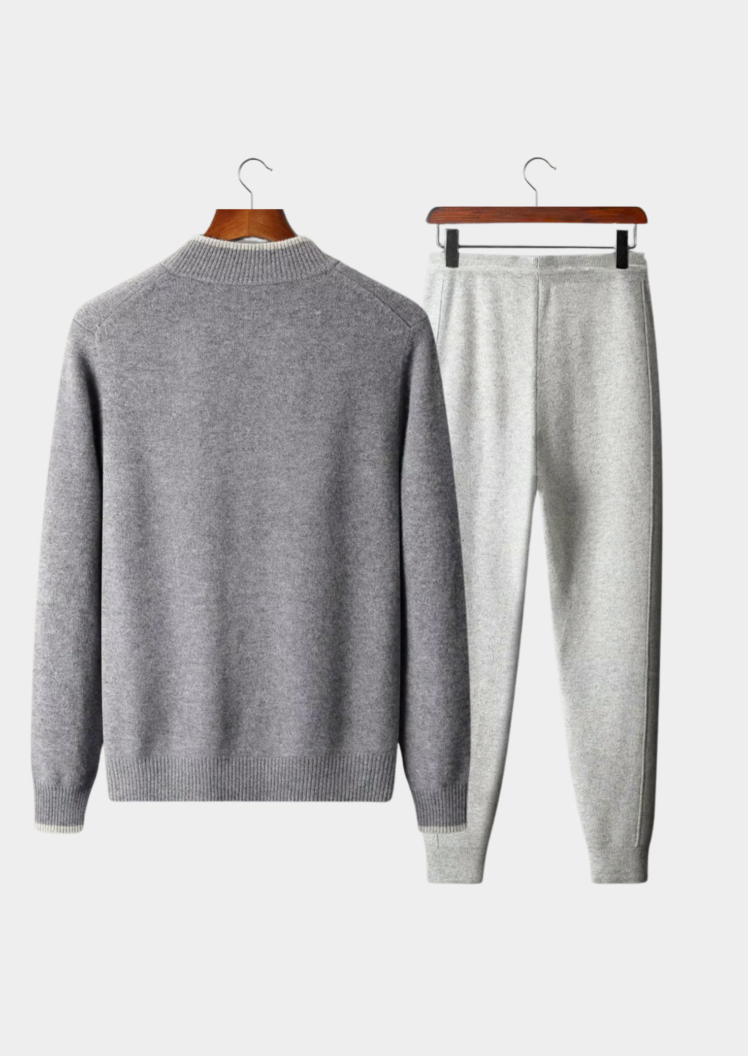 Pure Extra-Fine Merino Wool Two Tone Set | Vallentty