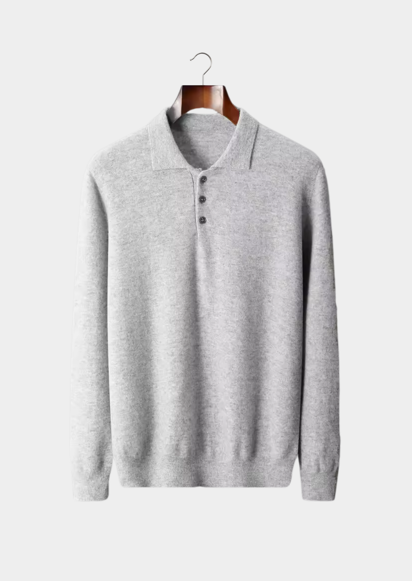 Pure Extra-Fine Merino Wool Classic Sweater Polo | Vallentty