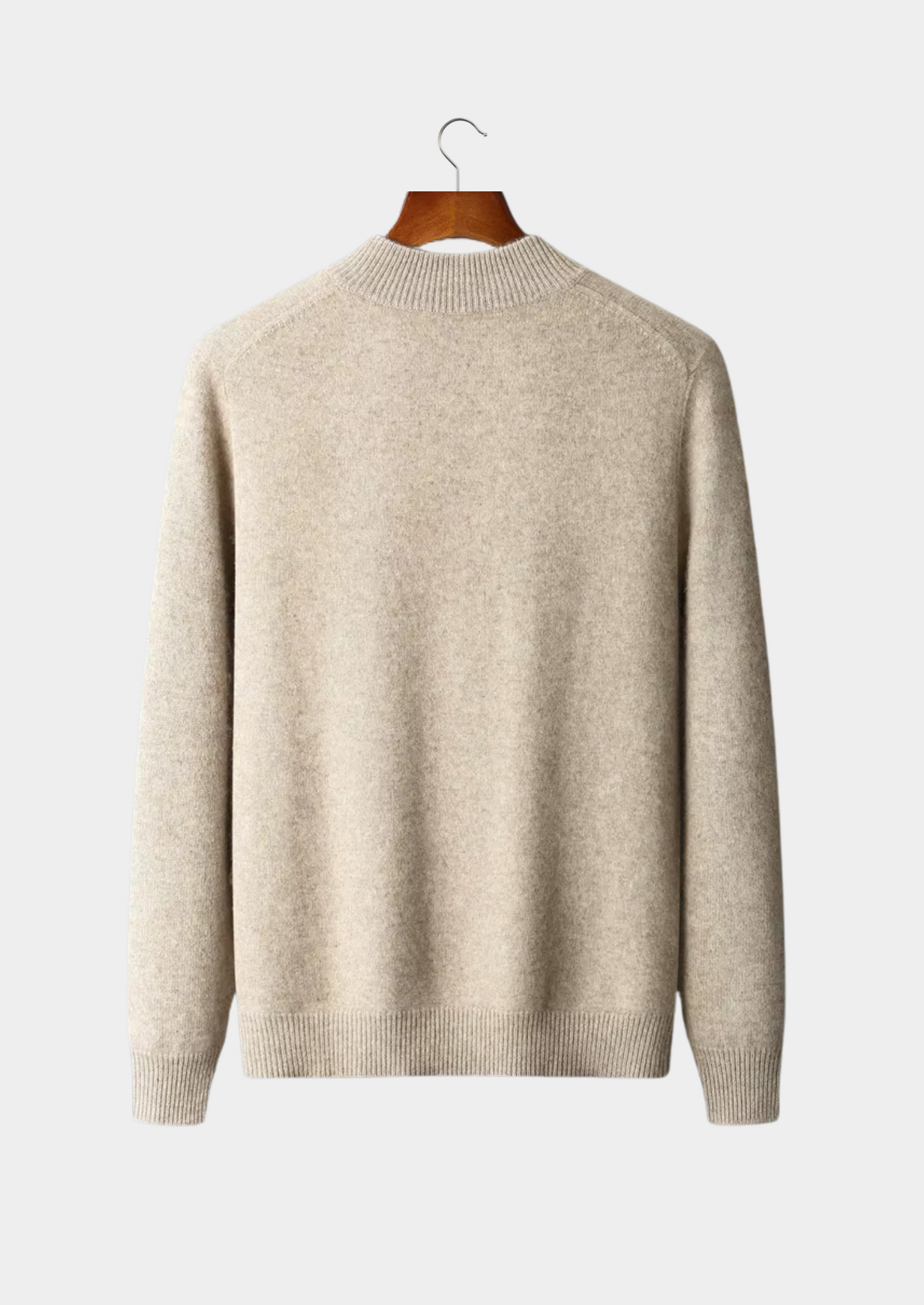 Pure Extra-Fine Merino Wool Zipper Cardigan | Vallentty
