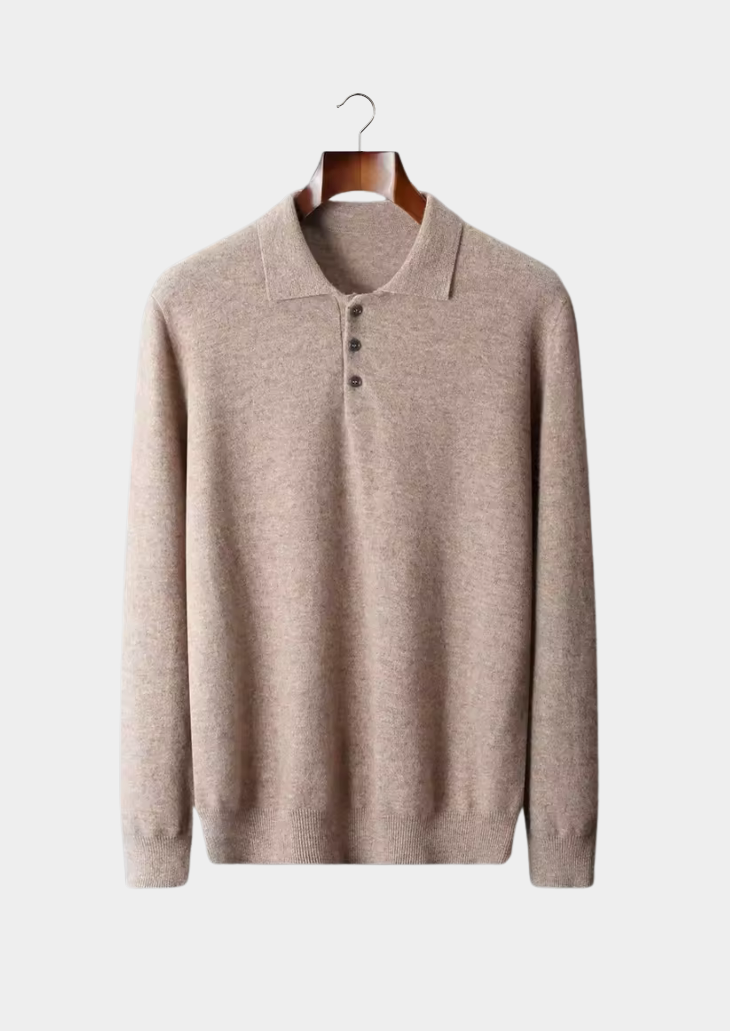 Pure Extra-Fine Merino Wool Classic Sweater Polo | Vallentty