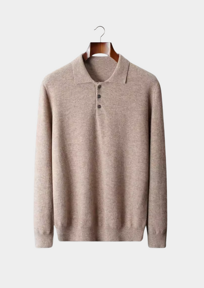 Pure Extra-Fine Merino Wool Classic Sweater Polo | Vallentty