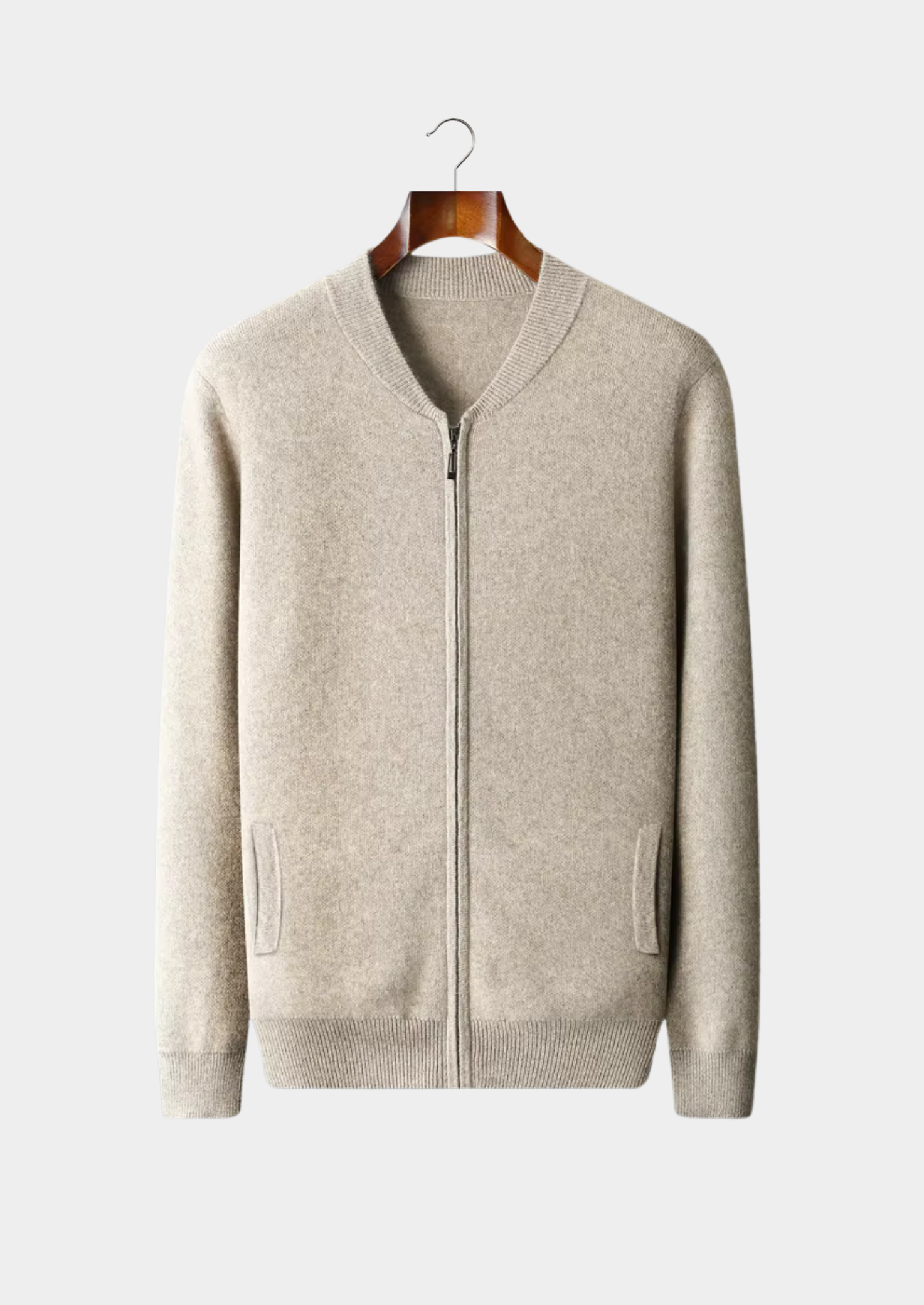 Pure Extra-Fine Merino Wool V-Neck Cardigan | Vallentty