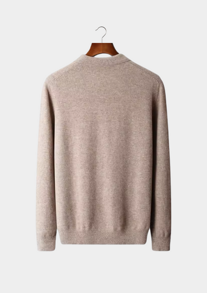 Pure Extra-Fine Merino Wool Classic Sweater Polo | Vallentty