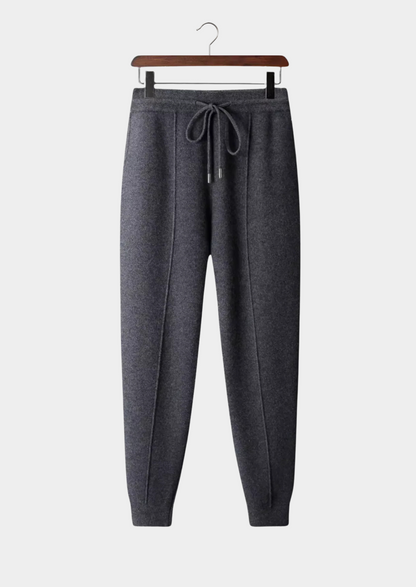 Pure Extra-Fine Merino Wool Leisure Joggers | Vallentty