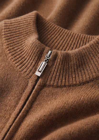 Pure Extra-Fine Merino Wool Caramel Luzzo Set | Vallentty
