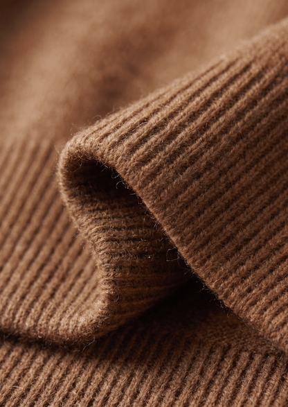 Pure Extra-Fine Merino Wool Caramel Luzzo Set | Vallentty