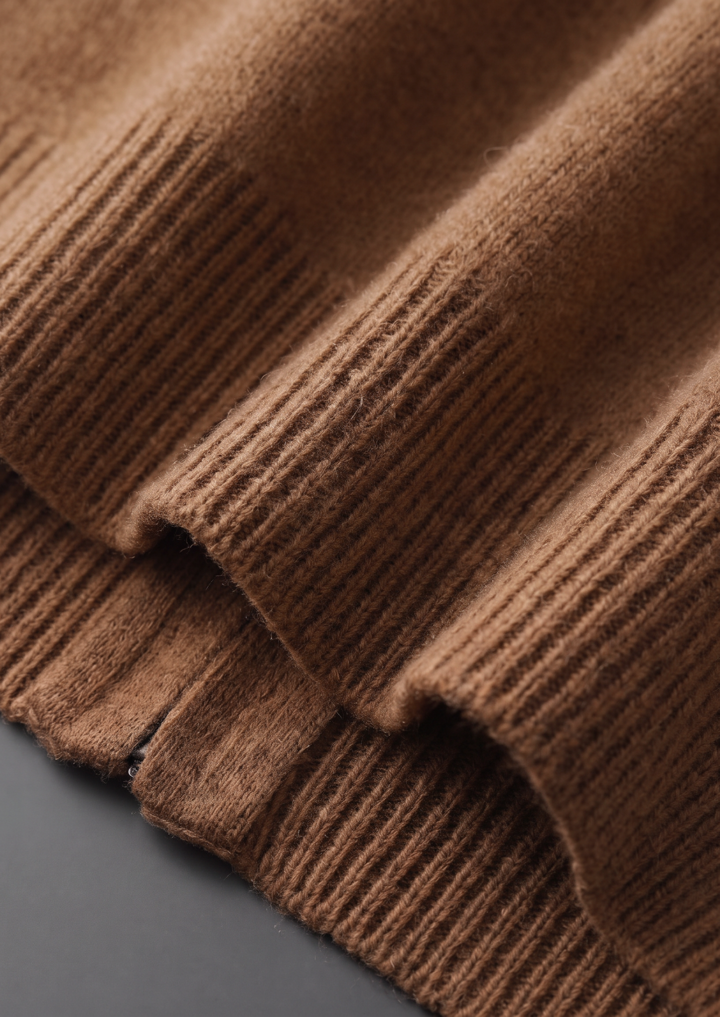 Pure Extra-Fine Merino Wool Caramel Luzzo Set | Vallentty