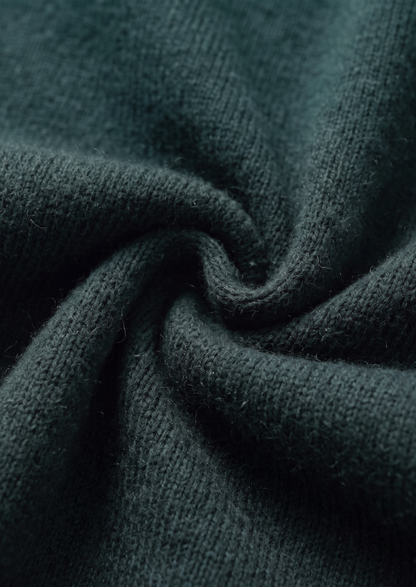 Pure Extra-Fine Merino Wool Sea Green Luzzo Set | Vallentty