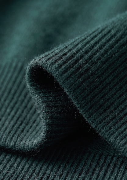 Pure Extra-Fine Merino Wool Sea Green Luzzo Set | Vallentty