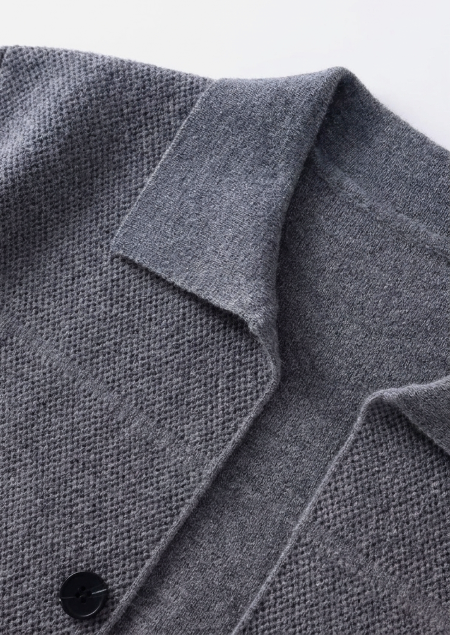 Pure Extra-Fine Merino Wool Button Overshirt | Vallentty