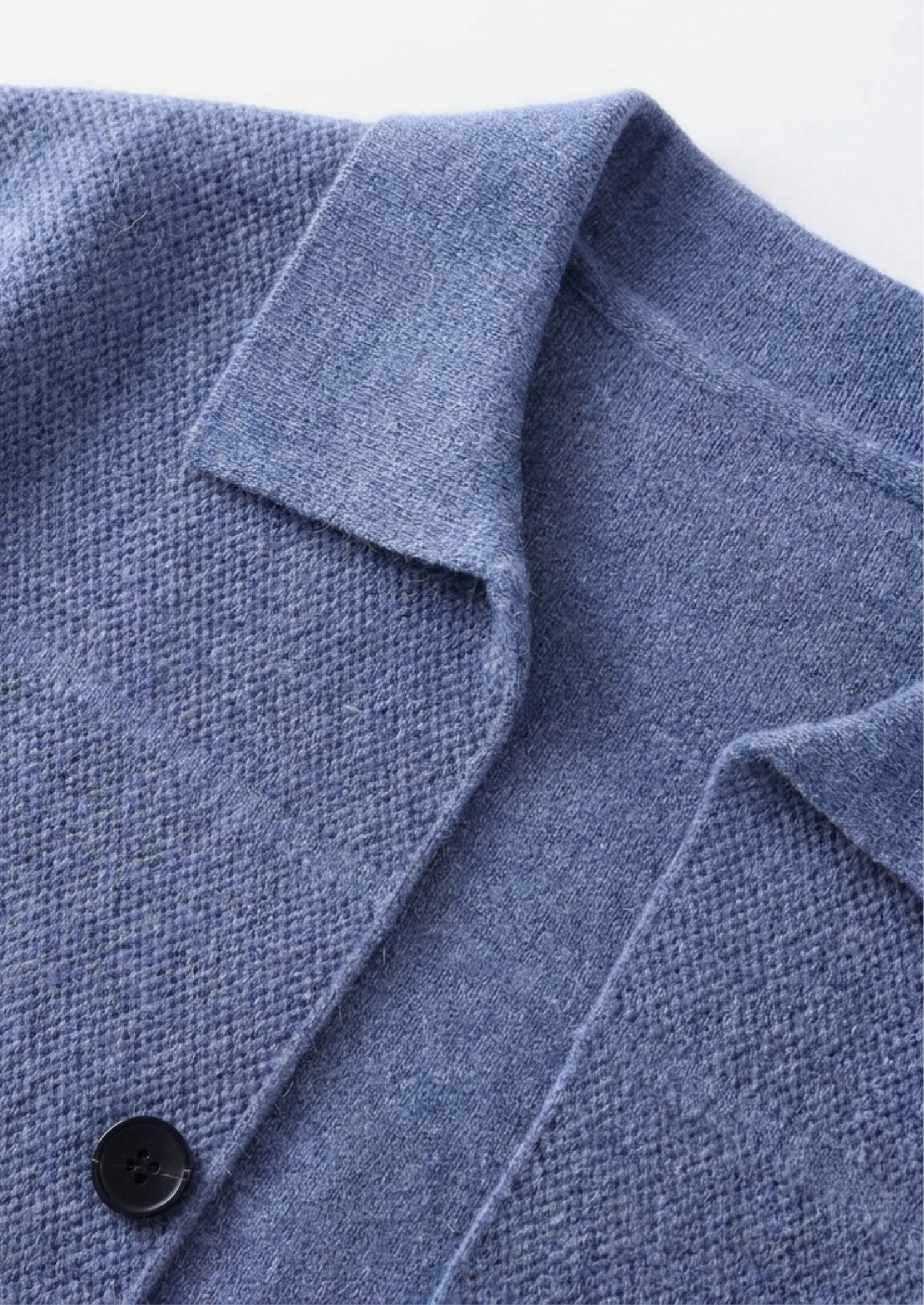 Pure Extra-Fine Merino Wool Button Overshirt | Vallentty