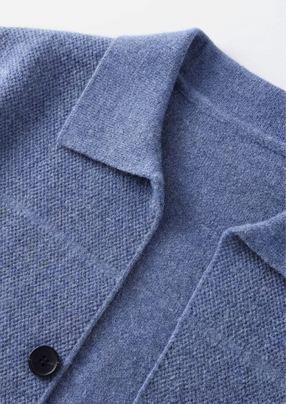 Pure Extra-Fine Merino Wool Button Overshirt | Vallentty
